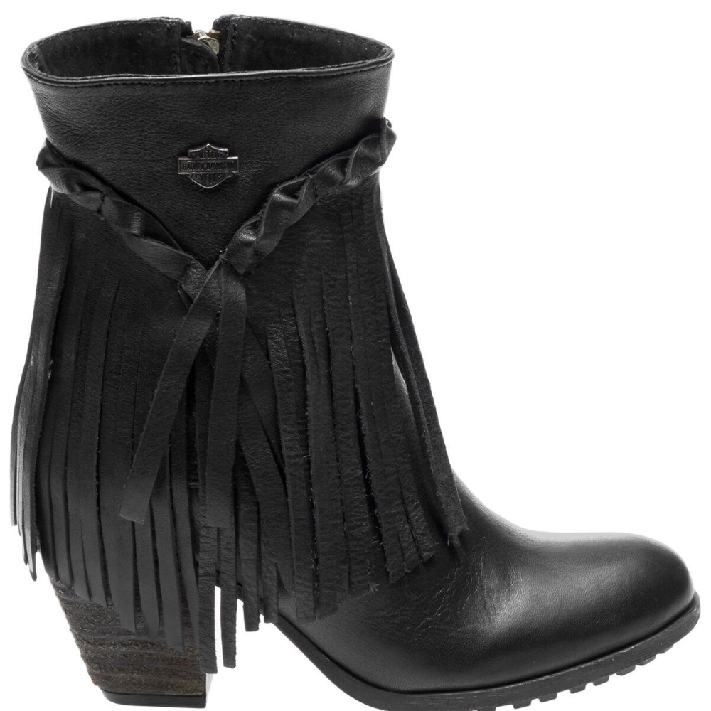 Harley Davidson Retta Moto Round Toe Boots, NIB